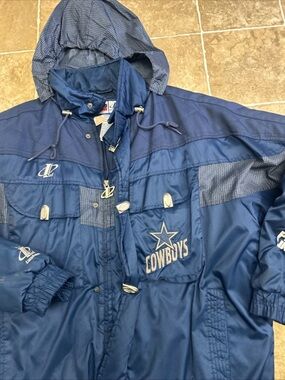 Vintage Dallas Cowboys Jacket Authentic Pro Line NFL Size XL Full Zip/ Big Logo